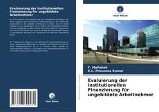 Portada del libro de Evaluierung der institutionellen Finanzierung für ungebildete Arbeitnehmer