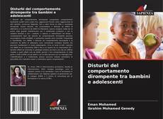 Buchcover von Disturbi del comportamento dirompente tra bambini e adolescenti