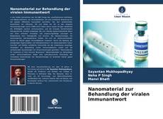 Portada del libro de Nanomaterial zur Behandlung der viralen Immunantwort