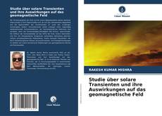Buchcover von Studie über solare Transienten und ihre Auswirkungen auf das geomagnetische Feld