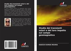 Buchcover von Studio dei transienti solari e del loro impatto sul campo geomagnetico