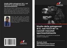 Capa do livro de Studio della patogenesi di E. coli O157:H7 in cuccioli inoculati sperimentalmente 