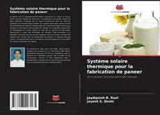 Portada del libro de Système solaire thermique pour la fabrication de paneer