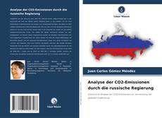 Capa do livro de Analyse der CO2-Emissionen durch die russische Regierung 