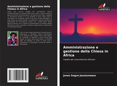 Buchcover von Amministrazione e gestione della Chiesa in Africa