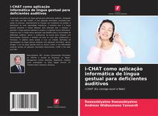 Portada del libro de i-CHAT como aplicação informática de língua gestual para deficientes auditivos