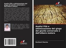 Buchcover von Analisi FEA e ottimizzazione del giogo del giunto universale e dell'albero motore