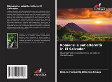 Capa do livro de Romanzi e subalternità in El Salvador 