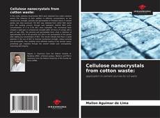 Cellulose nanocrystals from cotton waste: kitap kapağı
