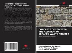 Обложка CONCRETE DOSED WITH THE ADDITION OF CERAMIC WASTE POWDER