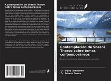 Buchcover von Contemplación de Shashi Tharoo sobre temas contemporáneos