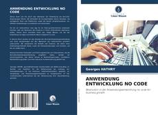Bookcover of ANWENDUNG ENTWICKLUNG NO CODE