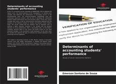 Capa do livro de Determinants of accounting students' performance 