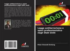 Capa do livro de Legge antiterrorismo e sport professionistico negli Stati Uniti 
