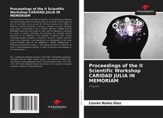 Portada del libro de Proceedings of the II Scientific Workshop CARIDAD JULIA IN MEMORIAM