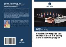 Bookcover of System zur Vergabe von Mikrokrediten mit Bezug auf Selbsthilfegruppen