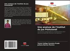 Buchcover von Une analyse de l'Institut du Jus Postulandi