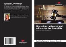 Capa do livro de Disciplinary offences and administrative improbity 