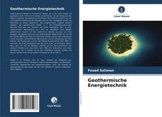 Bookcover of Geothermische Energietechnik