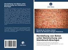 Bookcover of Herstellung von Beton unter Beimischung von Steinbruch-Brechgut