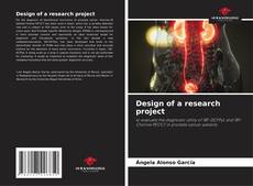 Couverture de Design of a research project