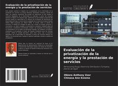 Buchcover von Evaluación de la privatización de la energía y la prestación de servicios