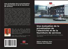 Buchcover von Une évaluation de la privatisation de l'électricité et de la fourniture de services