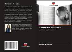 Bookcover of Harmonie des sons