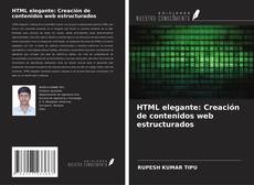Buchcover von HTML elegante: Creación de contenidos web estructurados