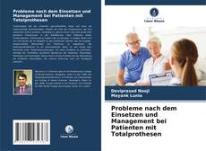 Buchcover von Probleme nach dem Einsetzen und Management bei Patienten mit Totalprothesen