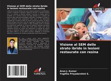 Bookcover of Visione al SEM dello strato ibrido in lesioni restaurate con resina