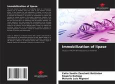 Bookcover of Immobilization of lipase