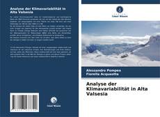 Buchcover von Analyse der Klimavariabilität in Alta Valsesia