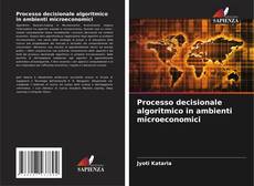 Copertina di Processo decisionale algoritmico in ambienti microeconomici