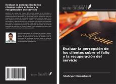Capa do livro de Evaluar la percepción de los clientes sobre el fallo y la recuperación del servicio 
