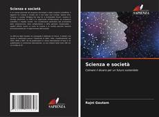 Capa do livro de Scienza e società 