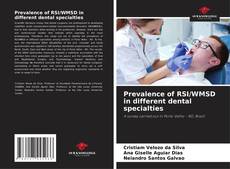 Buchcover von Prevalence of RSI/WMSD in different dental specialties