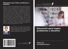 Buchcover von Educación para todos: problemas y desafíos