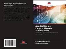 Buchcover von Application de l'apprentissage automatique