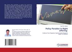 Buchcover von Policy Paradox in Right offering: