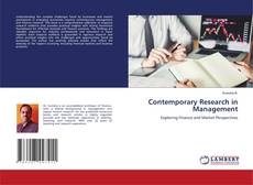 Contemporary Research in Management的封面