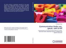Copertina di Communicative Verbs say, speak, talk & tell