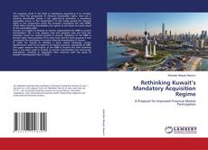 Buchcover von Rethinking Kuwait’s Mandatory Acquisition Regime