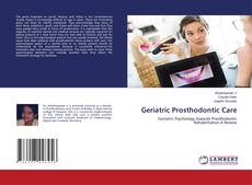 Buchcover von Geriatric Prosthodontic Care