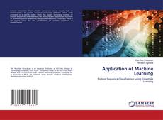 Buchcover von Application of Machine Learning
