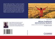 Buchcover von African Traditional Administrative Systems