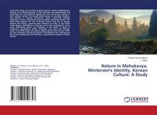 Buchcover von Nature in Mahakavya, Winterson's Identity, Korean Culture: A Study