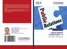 Capa do livro de Halkla İlişkiler Araştırmaları - II 