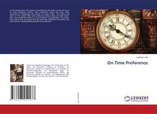 Copertina di On Time Preference