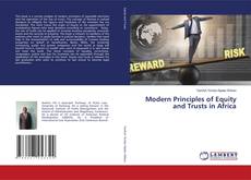 Portada del libro de Modern Principles of Equity and Trusts in Africa